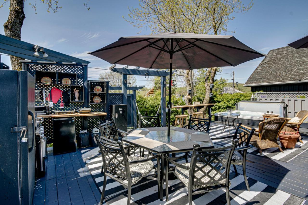 Le Petit Manoir Spa Et Vue Sur Riviere St Maurice Grandes Piles Exteriör bild